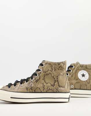 converse reptile leather