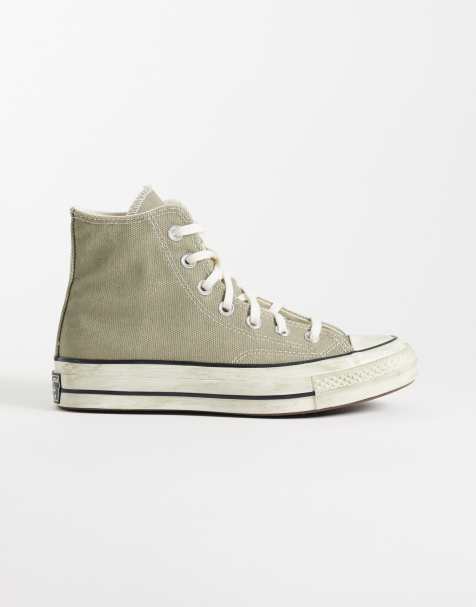 Converse Chuck 70 Hi baskets effet usé vert - view 1