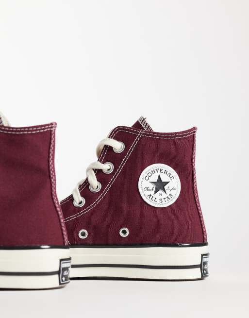 Converse Chuck 70 Hi baskets en bordeaux, 3 de 5