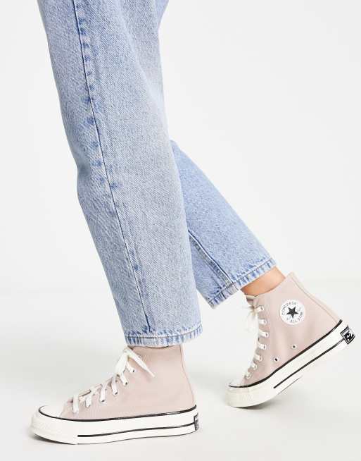 Converse – Chuck 70 Hi – Beigerosa sneakers med höga skaft, 4 av 4