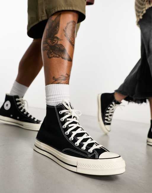 Converse Chuck 70 Hi canvas sneakers in black