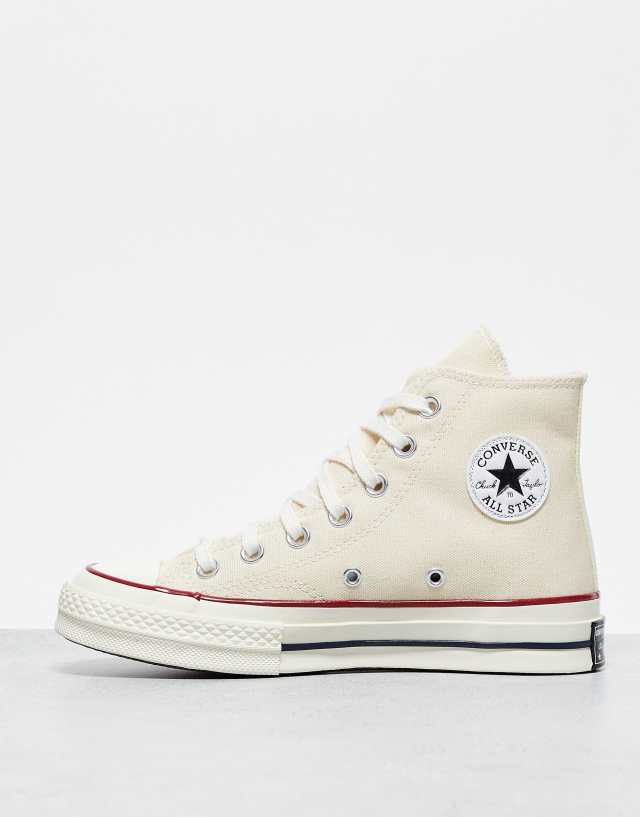 Converse Chuck 70 Hi canvas sneakers in parchment