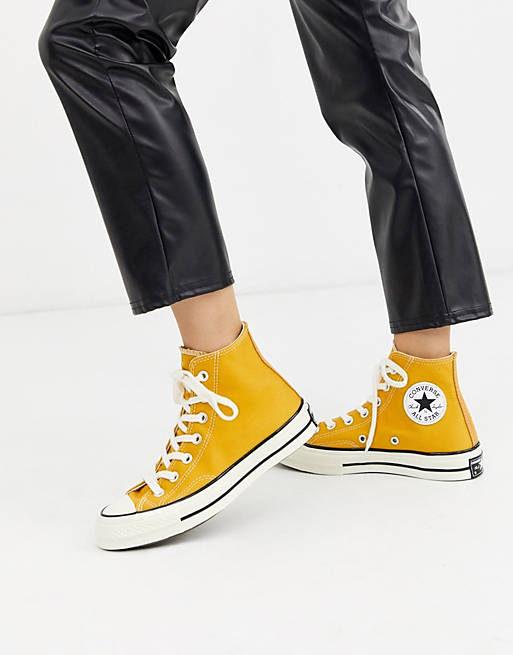 Custom Sunflower Mens Classic High Top Canvas Shoes Fashion Sneaker