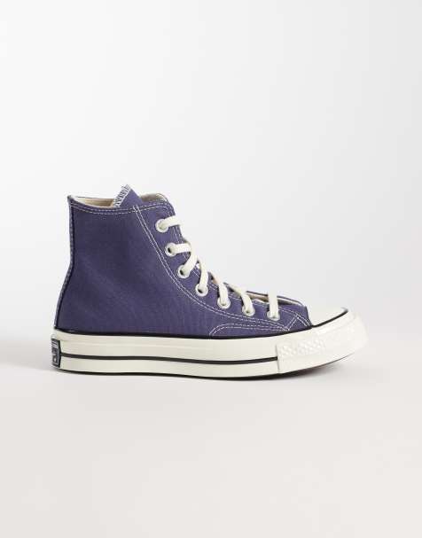 Converse – Chuck 70 Hi – Ciemnofioletowe buty sportowe - view 1