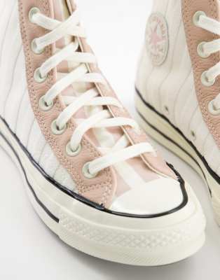 pink chuck 70 high sneakers