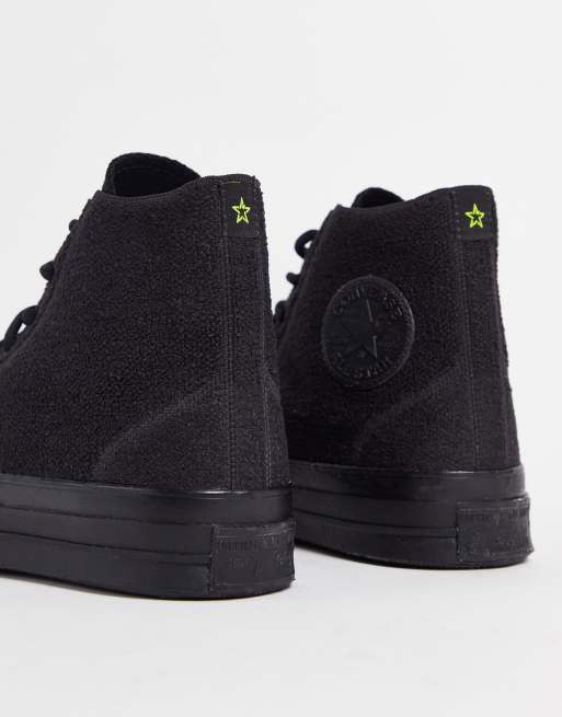 Converse Chuck 70 Hi Crater in textured knit black