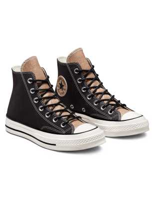 Black and store gold sequin converse