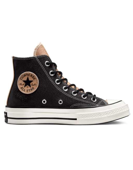 converse gold glitter sneakers