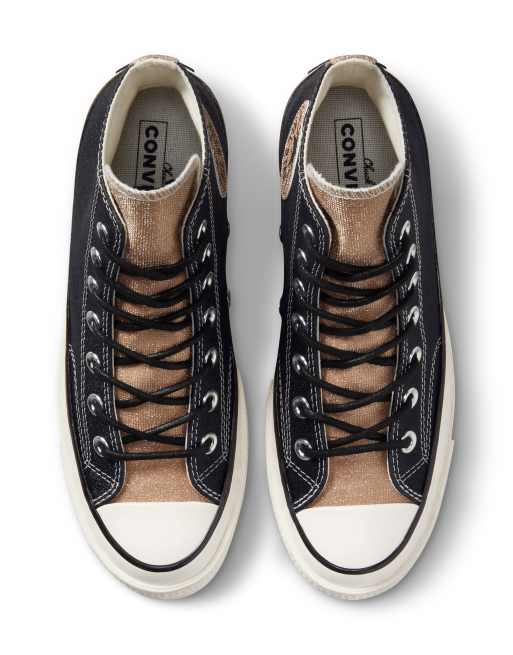 Converse almost sale black rose gold