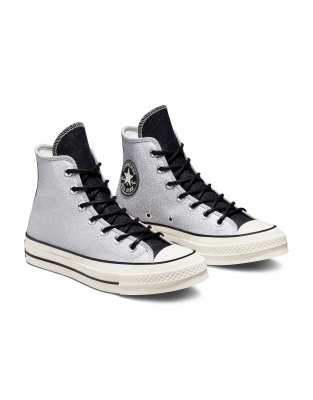 converse black silver