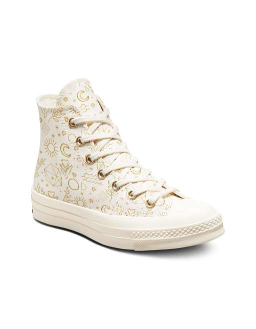 White lace cheap converse low tops