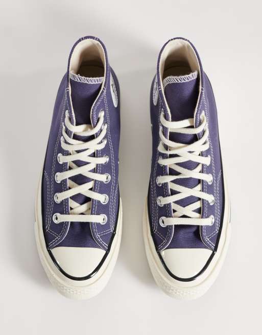 Converse - Chuck 70 Hi - Hoge sneakers in donkerpaars, 2 van 5