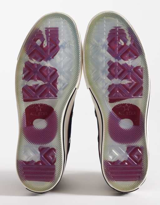Converse - Chuck 70 Hi - Hoge sneakers met 'Love'-tekstdetail in zwart, 5 van 5