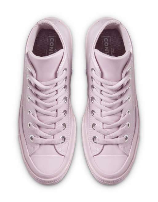 Pink patent outlet converse