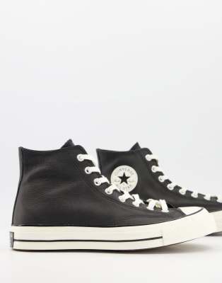 chuck 70 black leather