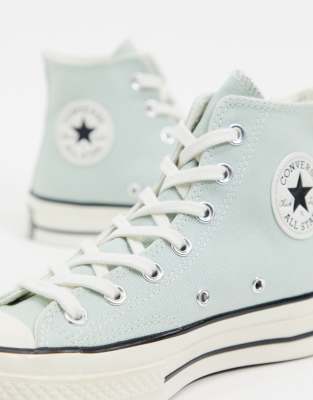 mint green chuck taylors