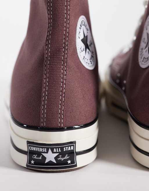 Converse - Chuck 70 Hi - Mørkelilla sneakers, 5 af 5