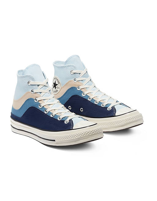 Converse Chuck 70 Hi National Parks Pack sneakers in chambray blue | ASOS