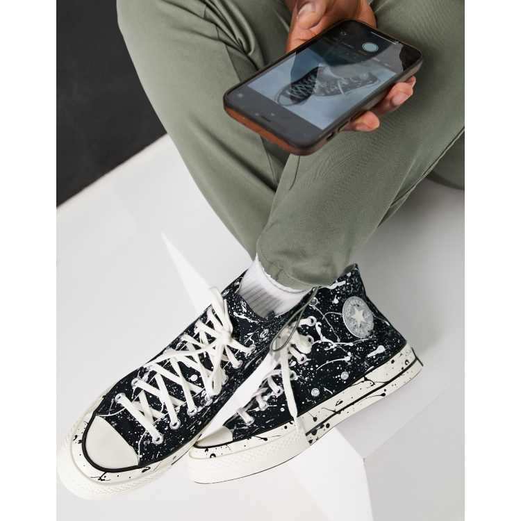 Converse Chuck 70 Hi Paint Splatter in black | ASOS