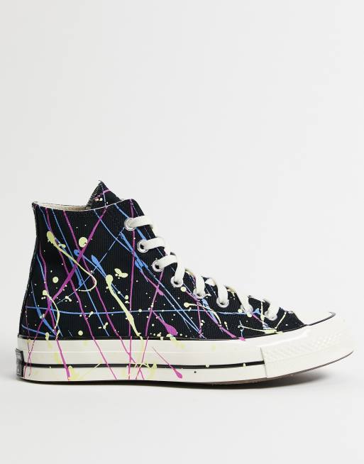 Paint splatter store converse shoes