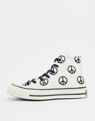 converse peace sign sneakers