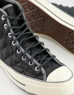 quilted leather converse