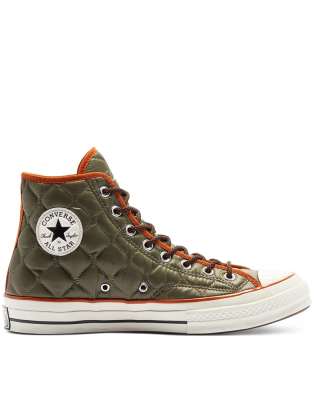 converse quilted high tops
