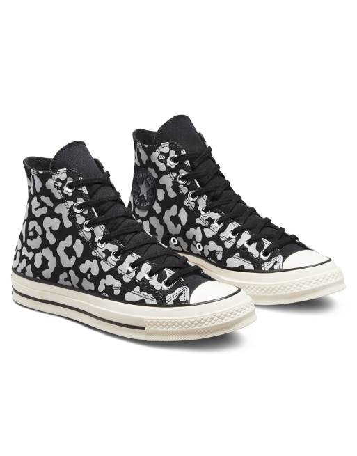 Cheetah shop print chucks