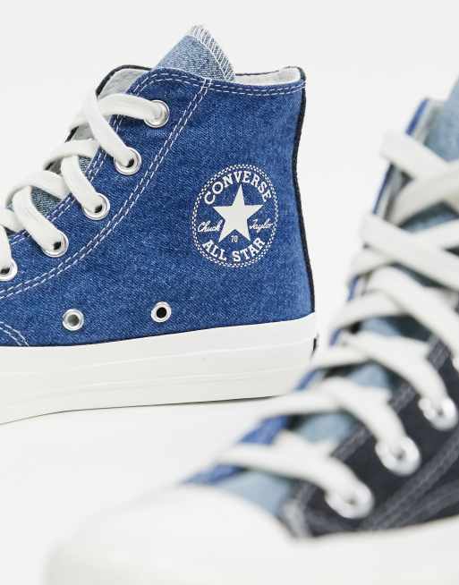 Converse Chuck 70 Hi Renew Denim Sneakers Asos