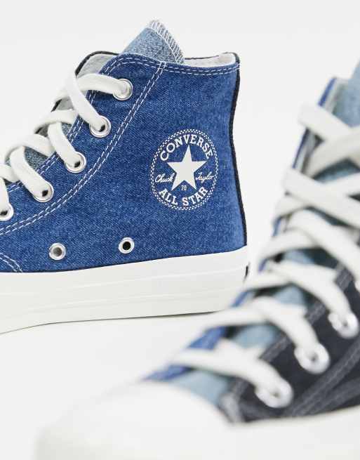 Converse – Chuck 70 Hi Renew – Sneaker aus Jeansstoff Converse – Chuck 70 Hi Renew – Sneaker aus Jeansstoff
