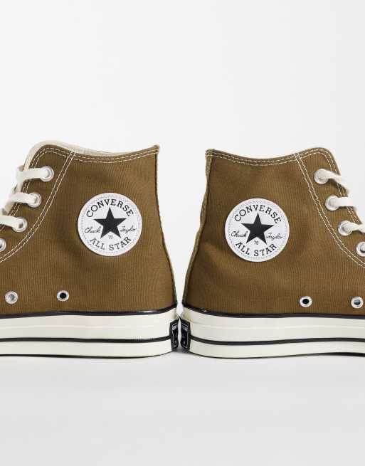 Converse Chuck 70 Hi sneakers color khaki, 4 di 5