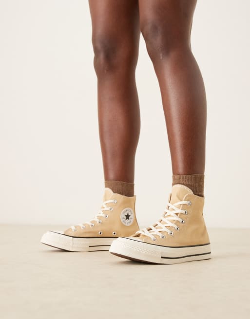 Converse Chuck 70 Hi sneakers in beige, 5 of 5