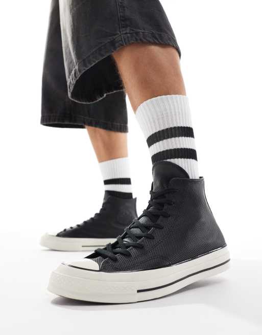 Converse 70s hi black sale best sale