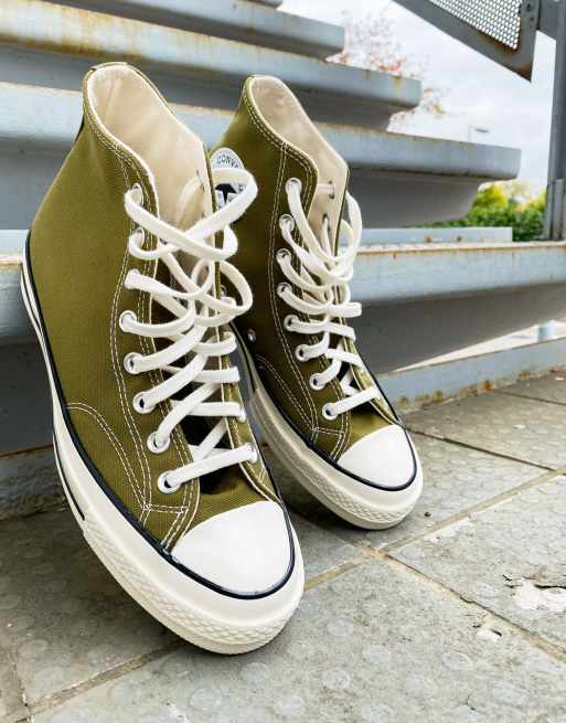 Converse Chuck 70 Hi sneakers in dark moss | ASOS