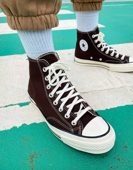Converse Chuck 70 Hi sneakers in dark root ASOS