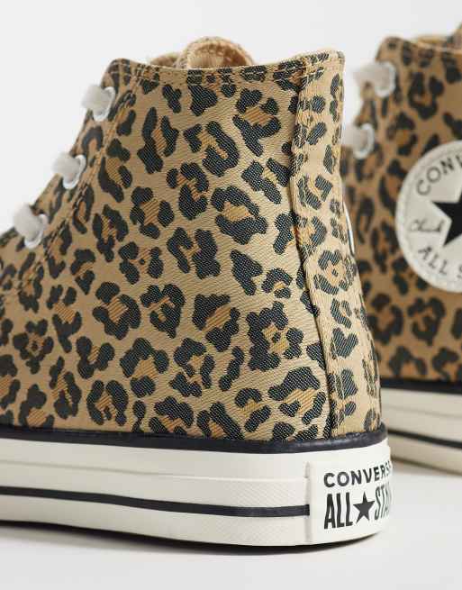 Converse Chuck 70 Hi Sneakers in leopard print, 2 of 5