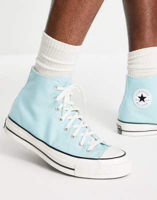light blue chucks