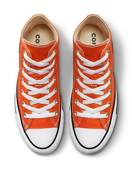 Converse Chuck 70 Hi sneakers in orange | ASOS