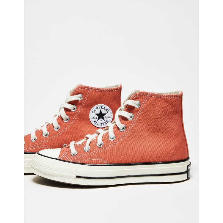 Orange converse high tops online