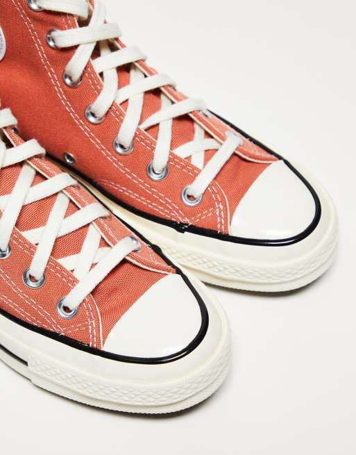 Converse Chuck 70 Hi sneakers in rust ORANGE ASOS