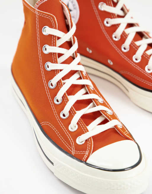 Burnt orange converse sale low tops