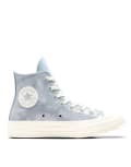 [Converse] Converse Chuck 70 Hi sneakers in silver WM 8 SILVER