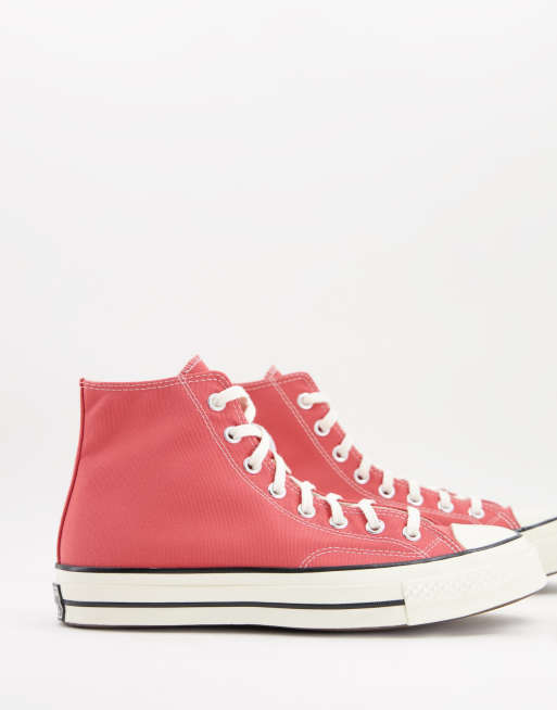 Converse Chuck 70 Hi sneakers in terracotta pink | ASOS