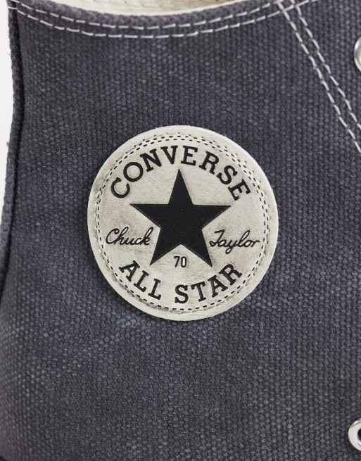 Converse Chuck 70 Hi sneakers invecchiate nere, 4 di 5