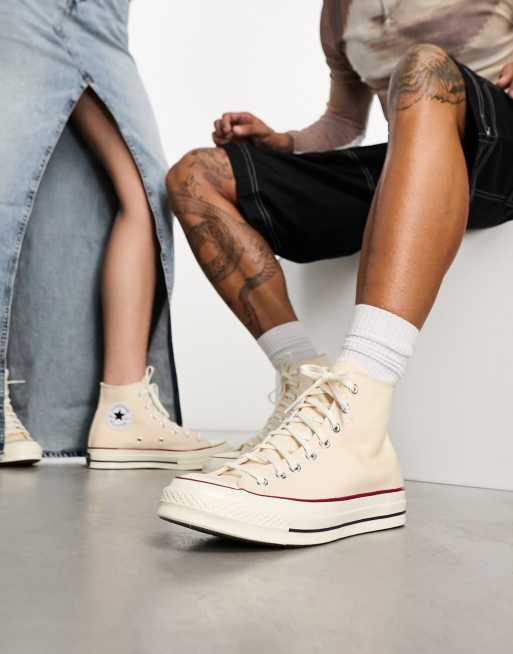 Converse – Chuck 70 Hi – Sneakersy za kostkę w kolorze kości słoniowej