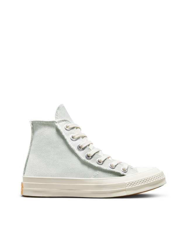 Converse Chuck 70 Hi Soothing Craft canvas sneakers in light silver