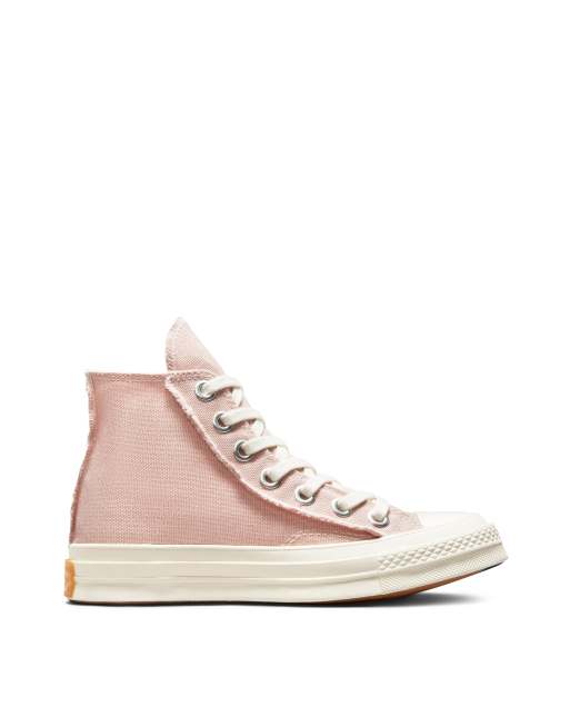 Converse on sale metallic pink