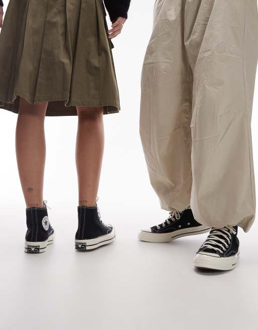 Converse Chuck 70 Hi - Sorte sneakers i kanvas, 5 af 5