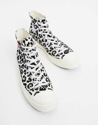 converse chuck leopard