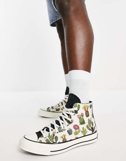 Converse store cactus shoes